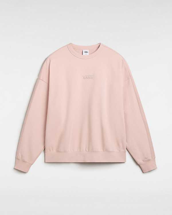 Pink Men Vans Premium Crew Sweatshirt NZ | VN8160927