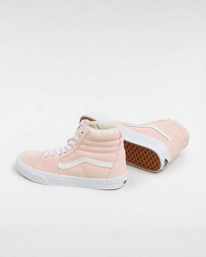 Pink Men Vans Sk8-Hi Skate Shoes NZ | VN1748309