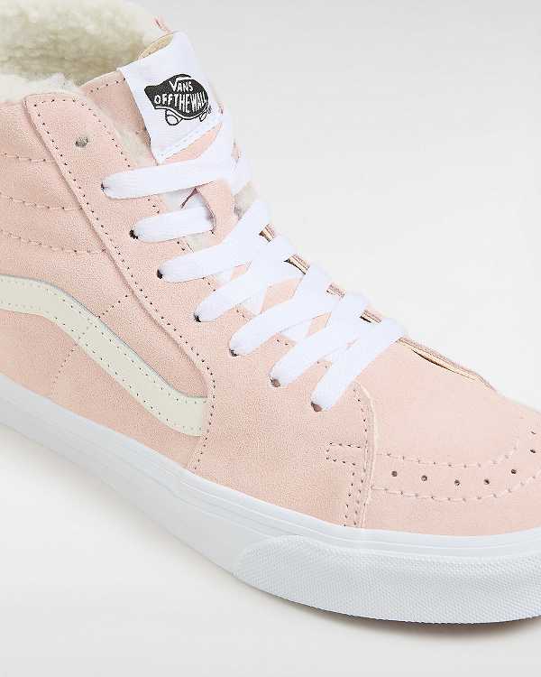 Pink Men Vans Sk8-Hi Skate Shoes NZ | VN1748309