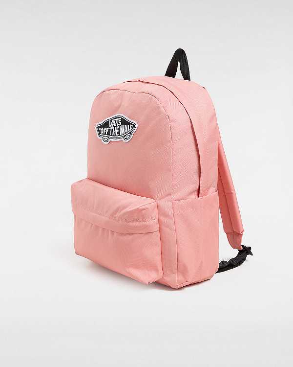 Pink Unisex Vans Old Skool Classic Backpacks NZ | VN4392715