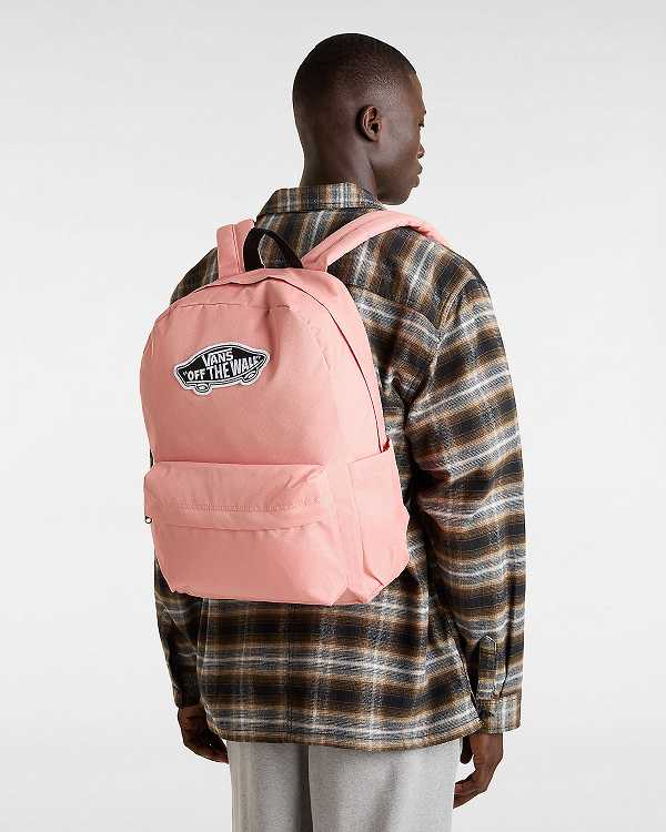 Pink Unisex Vans Old Skool Classic Backpacks NZ | VN4392715