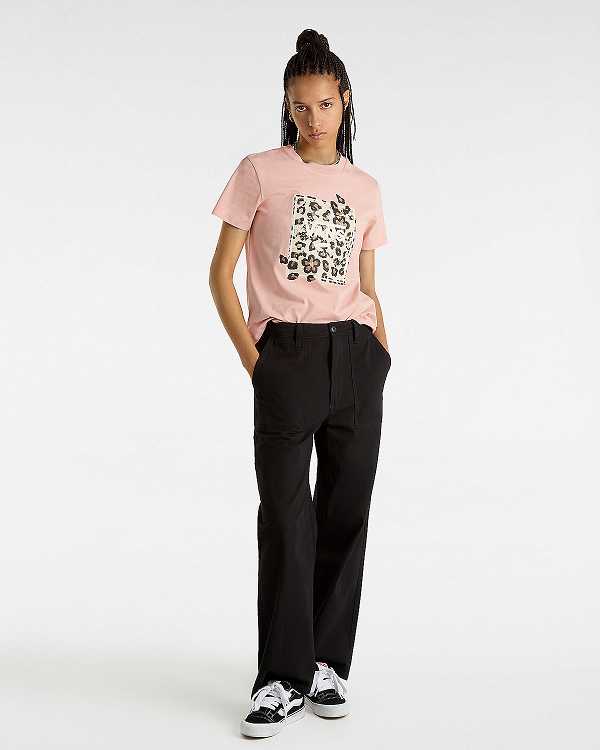 Pink Women Vans Animalier Boxed T Shirts NZ | VN6392857