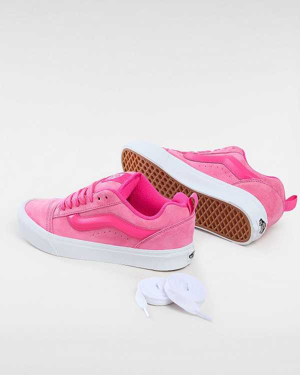 Pink Women Vans Knu Skool Skate Shoes NZ | VN0625394