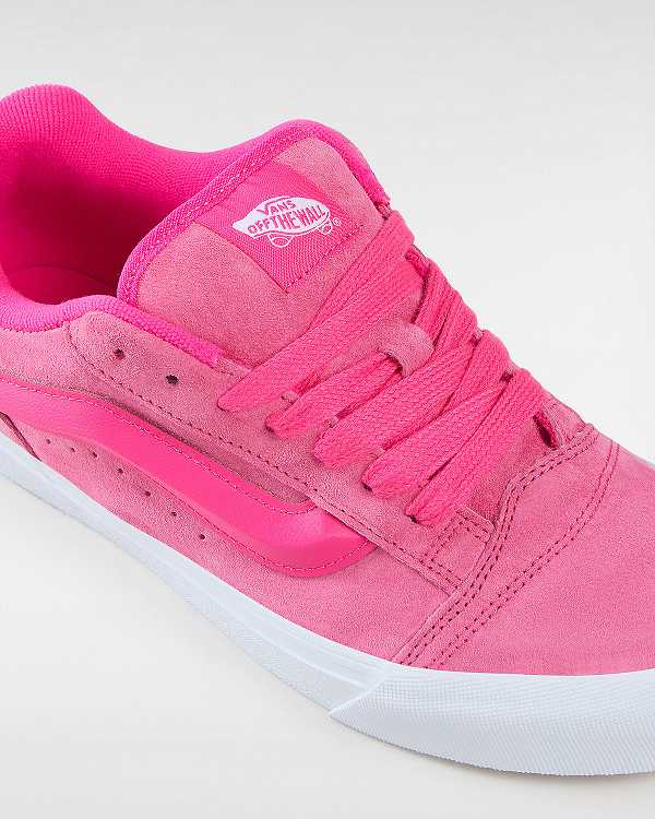 Pink Women Vans Knu Skool Skate Shoes NZ | VN0625394