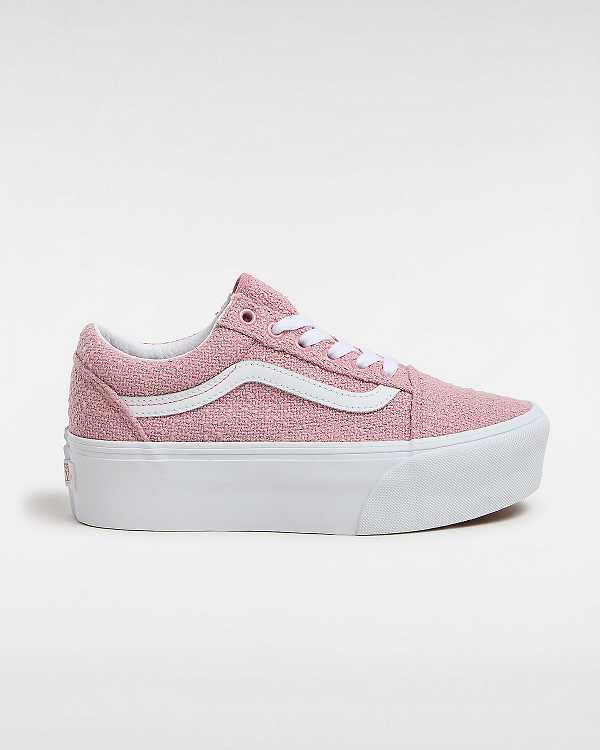 Pink Women Vans Old Skool Platform Shoes NZ | VN2048951