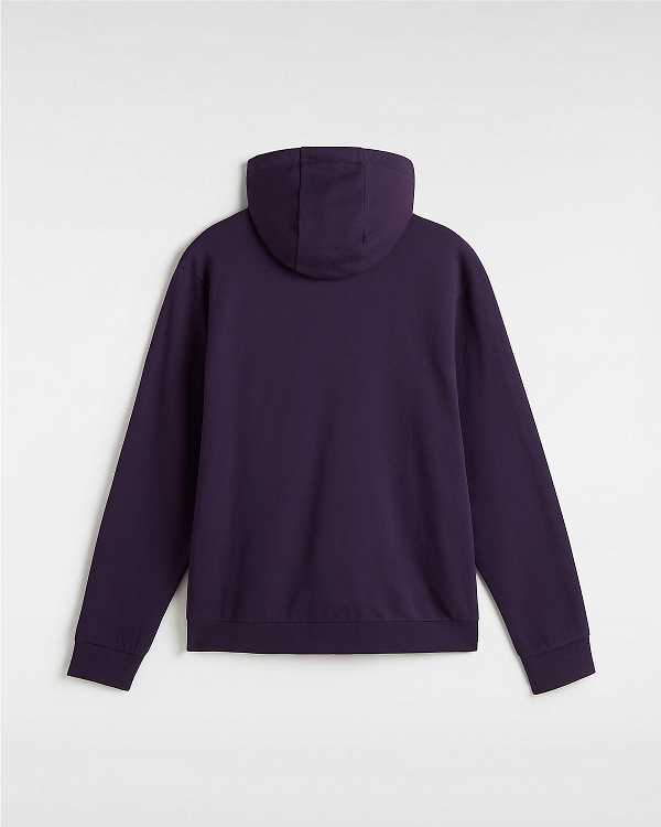 Purple Men Vans Essential Relaxed Hoodie NZ | VN7652109