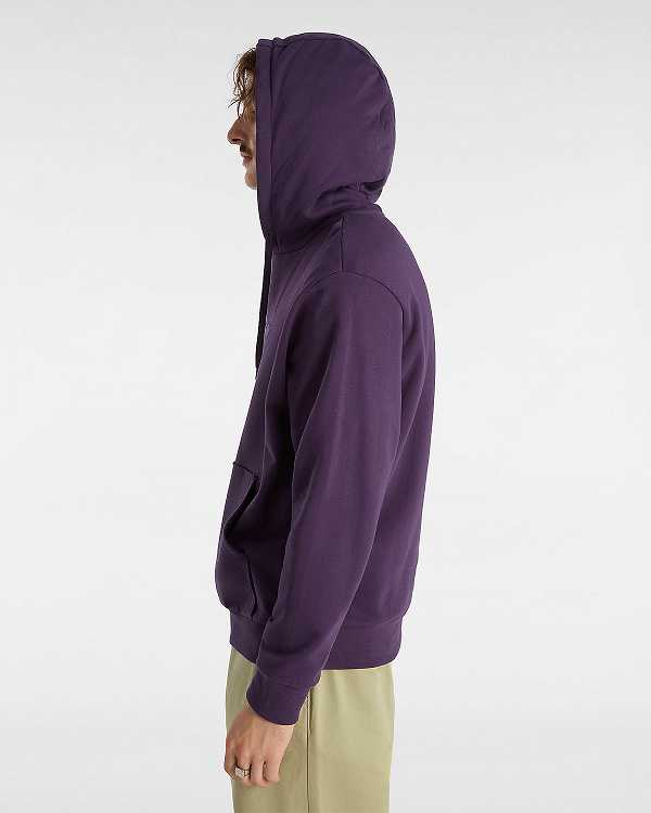 Purple Men Vans Essential Relaxed Hoodie NZ | VN7652109