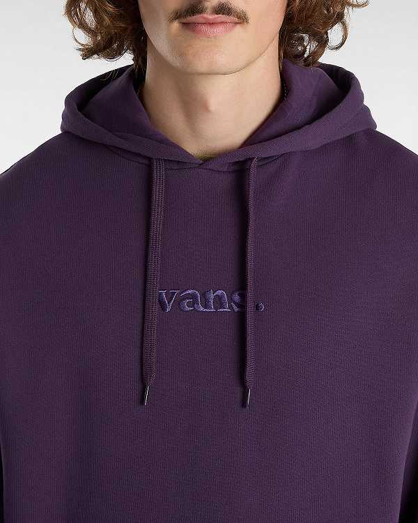 Purple Men Vans Essential Relaxed Hoodie NZ | VN7652109