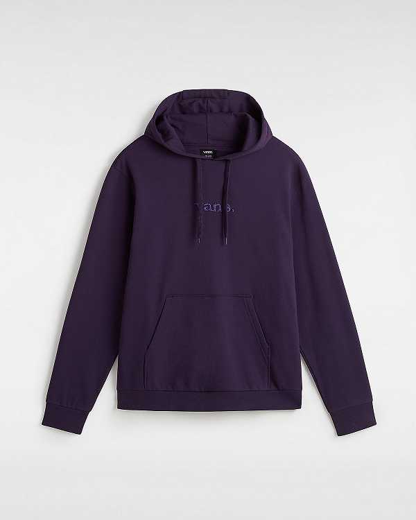 Purple Men Vans Essential Relaxed Hoodie NZ | VN7652109