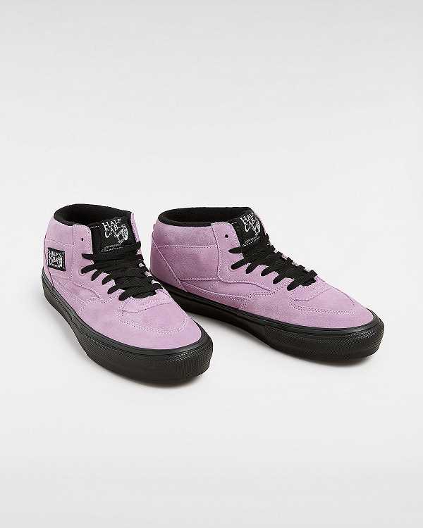 Purple Men Vans Half Cab Skate Shoes NZ | VN9310578