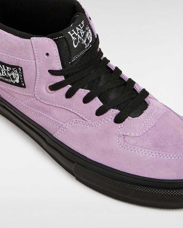 Purple Men Vans Half Cab Skate Shoes NZ | VN9310578