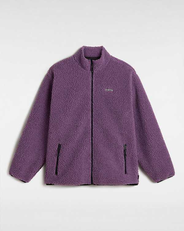 Purple Men Vans Jazzy Full Zip Jacket NZ | VN3798524