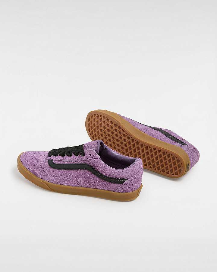 Purple Men Vans Old Skool Lowpro Hairy Suede Sneakers NZ | VN5689712