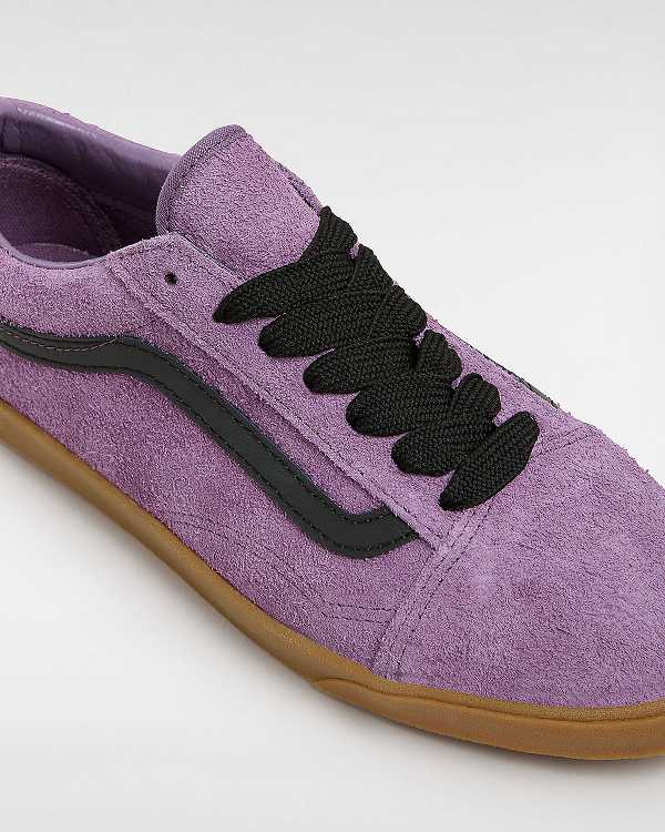 Purple Men Vans Old Skool Lowpro Hairy Suede Sneakers NZ | VN5689712