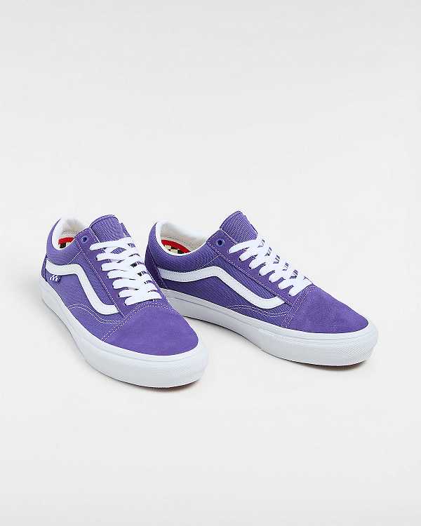 Purple Men Vans Old Skool Skate Shoes NZ | VN1537028