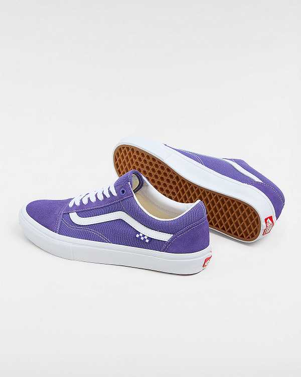 Purple Men Vans Old Skool Skate Shoes NZ | VN1537028