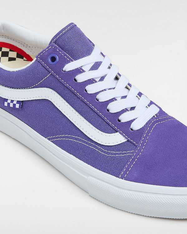 Purple Men Vans Old Skool Skate Shoes NZ | VN1537028