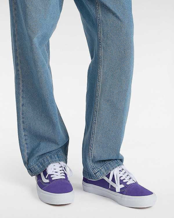 Purple Men Vans Old Skool Skate Shoes NZ | VN1537028