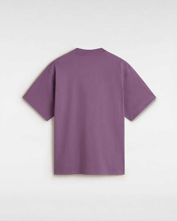 Purple Men Vans Original Standards T Shirts NZ | VN9234815