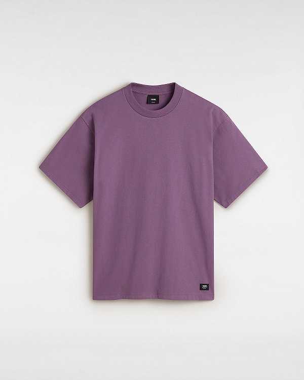 Purple Men Vans Original Standards T Shirts NZ | VN9234815