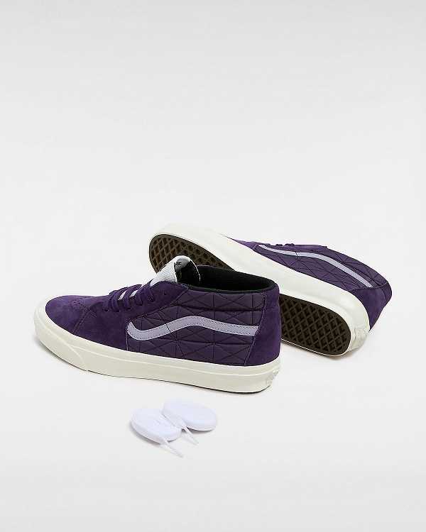 Purple Men Vans Premium Sk8-Mid 83 Sneakers NZ | VN6740281