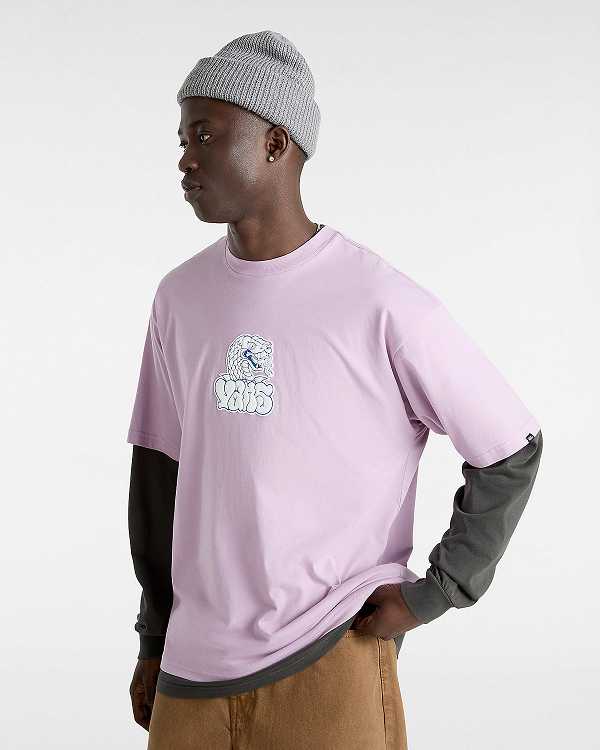 Purple Men Vans Rattler T Shirts NZ | VN0427695