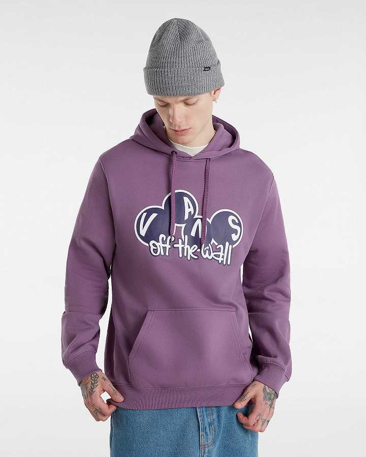 Purple Men Vans Scuttle Hoodie NZ | VN6387524