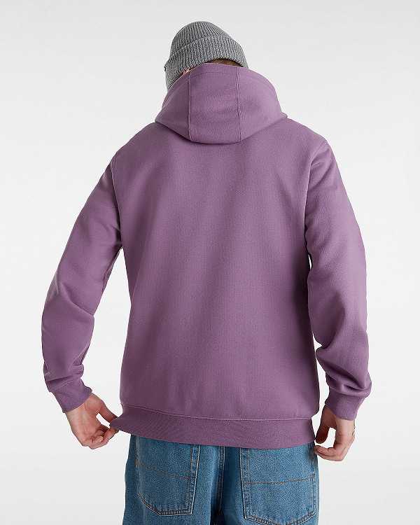 Purple Men Vans Scuttle Hoodie NZ | VN6387524