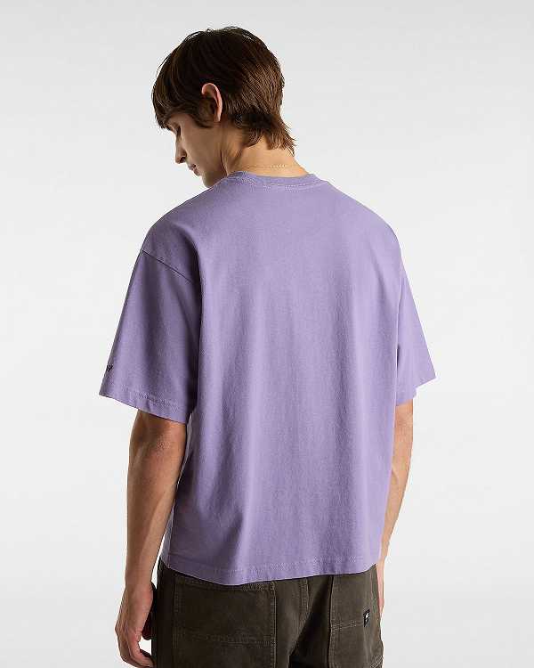 Purple Men Vans Skate Clay T Shirts NZ | VN4251673