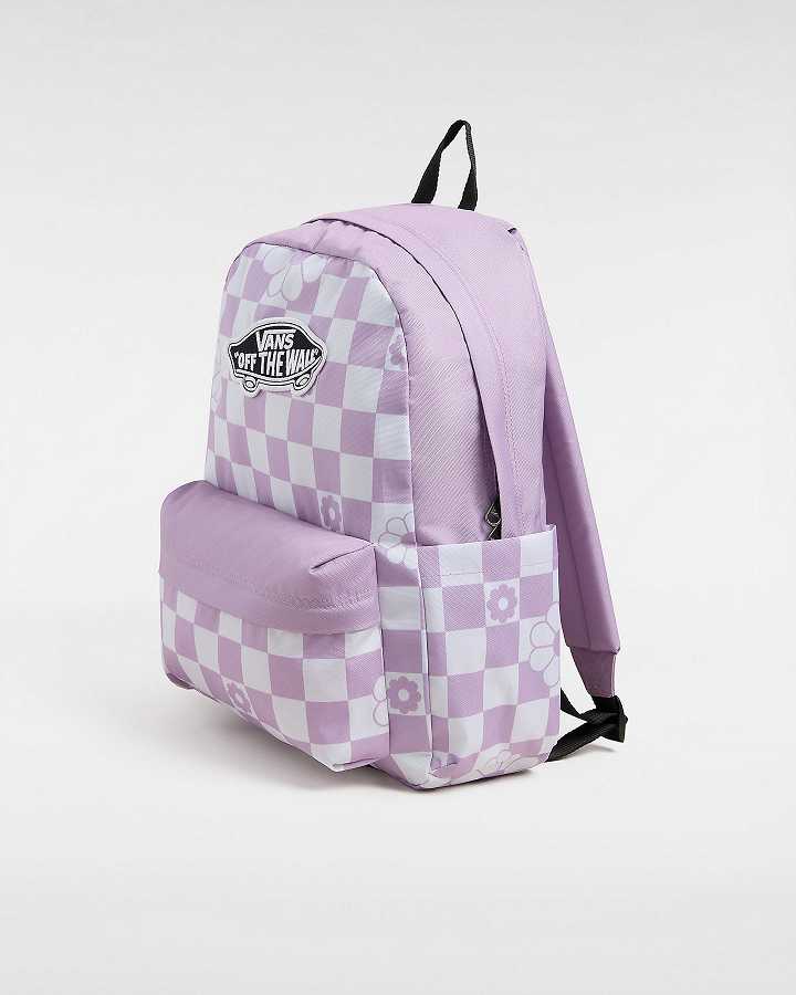 Purple Unisex Vans Old Skool Classic Backpacks NZ | VN6318405