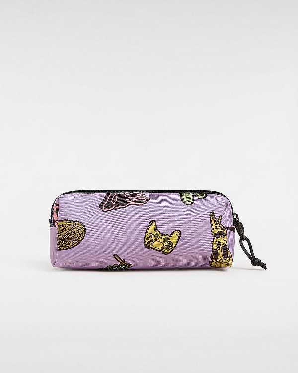 Purple Unisex Vans Old Skool Pencil Pouches NZ | VN8674913