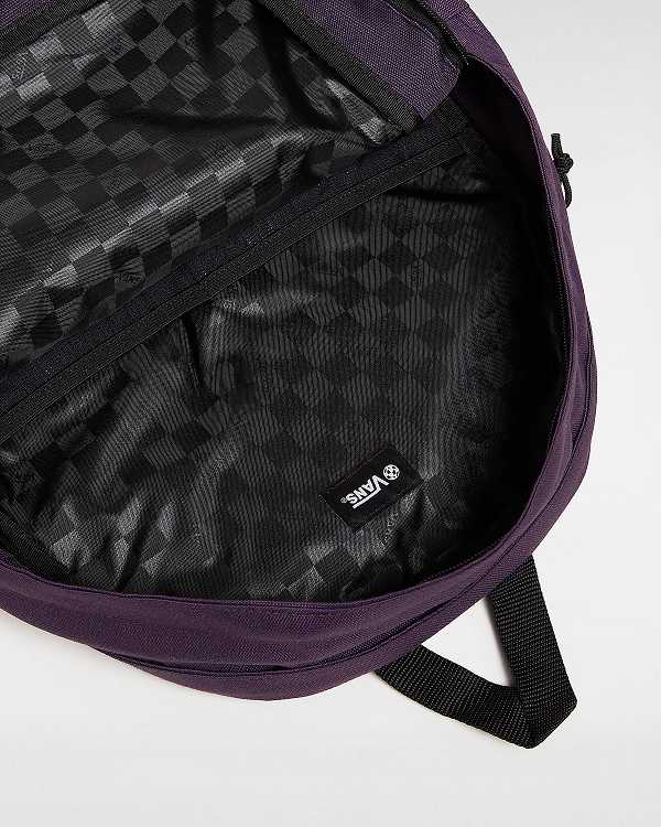 Purple Unisex Vans Old Skool Trek Backpacks NZ | VN2683450