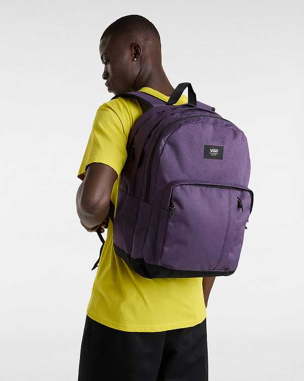 Purple Unisex Vans Old Skool Trek Backpacks NZ | VN2683450