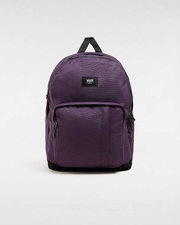 Purple Unisex Vans Old Skool Trek Backpacks NZ | VN2683450