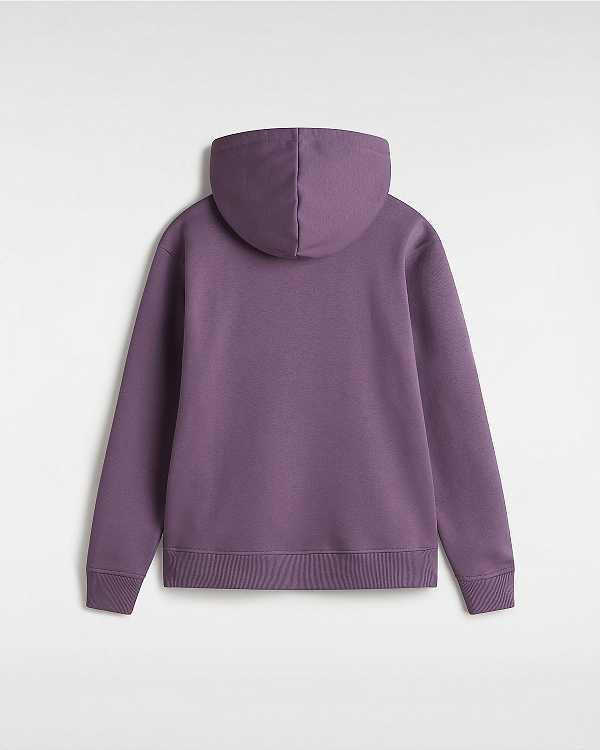 Purple Women Vans Classic V Boyfriend Fit Hoodie NZ | VN6975438