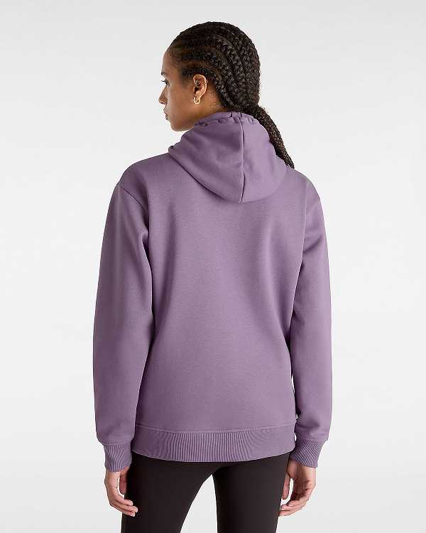 Purple Women Vans Classic V Boyfriend Fit Hoodie NZ | VN6975438