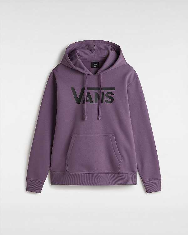 Purple Women Vans Classic V Boyfriend Fit Hoodie NZ | VN6975438