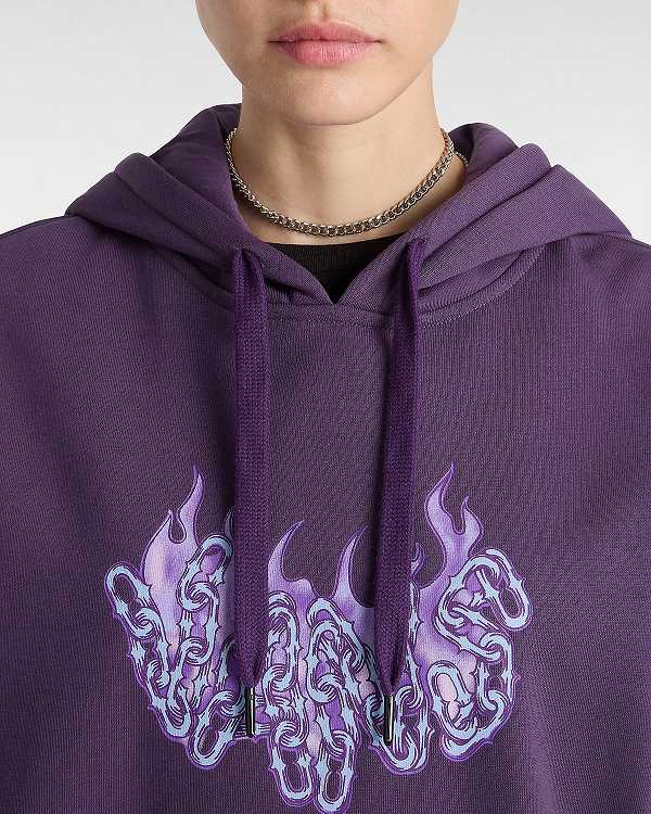 Purple Women Vans Hot Links Hoodie NZ | VN9183056