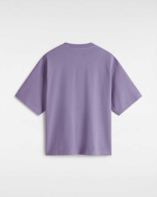 Purple Women Vans Skate Clay T Shirts NZ | VN3071569