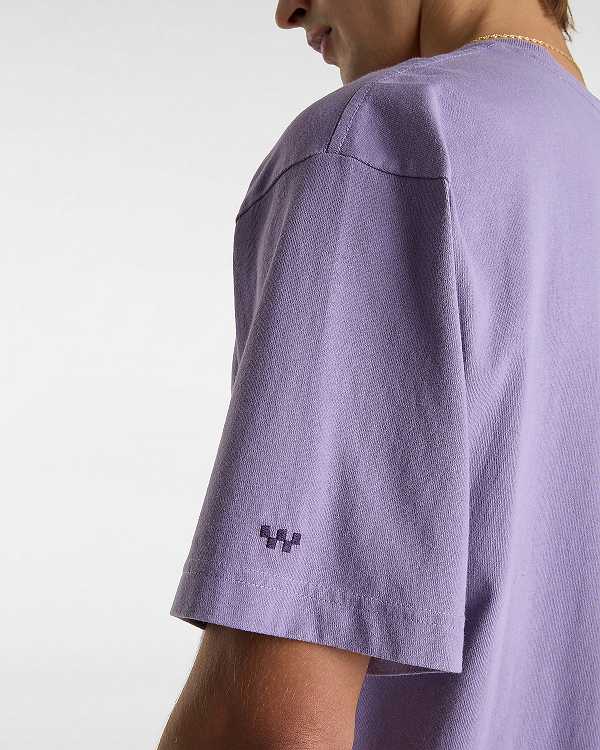 Purple Women Vans Skate Clay T Shirts NZ | VN3071569