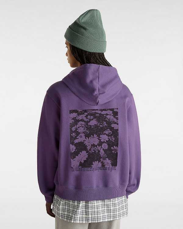 Purple Women Vans Wellness Blousant Hoodie NZ | VN3074269