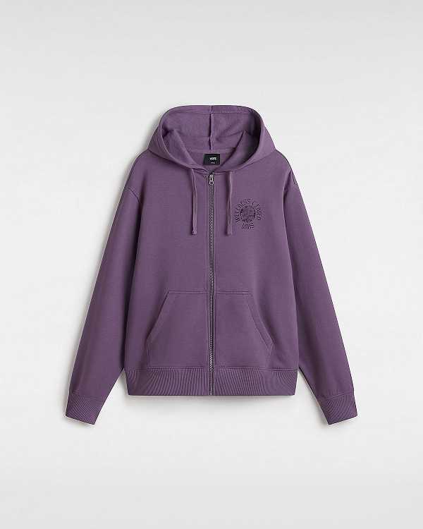 Purple Women Vans Wellness Blousant Hoodie NZ | VN3074269