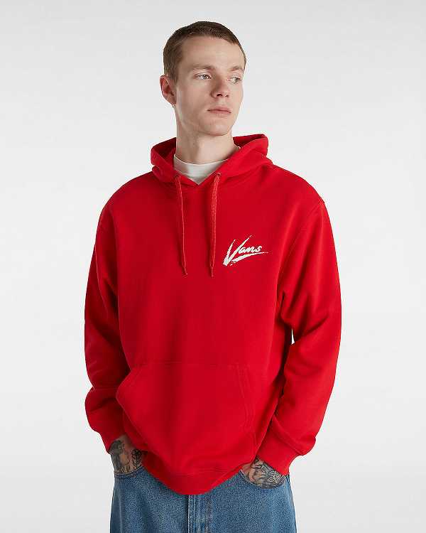 Red Men Vans Dettori Loose Hoodie NZ | VN7125903