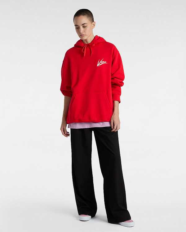 Red Men Vans Dettori Loose Hoodie NZ | VN7125903