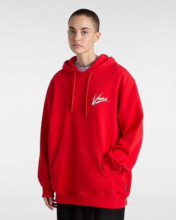 Red Men Vans Dettori Loose Hoodie NZ | VN7125903