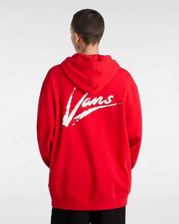 Red Men Vans Dettori Loose Hoodie NZ | VN7125903