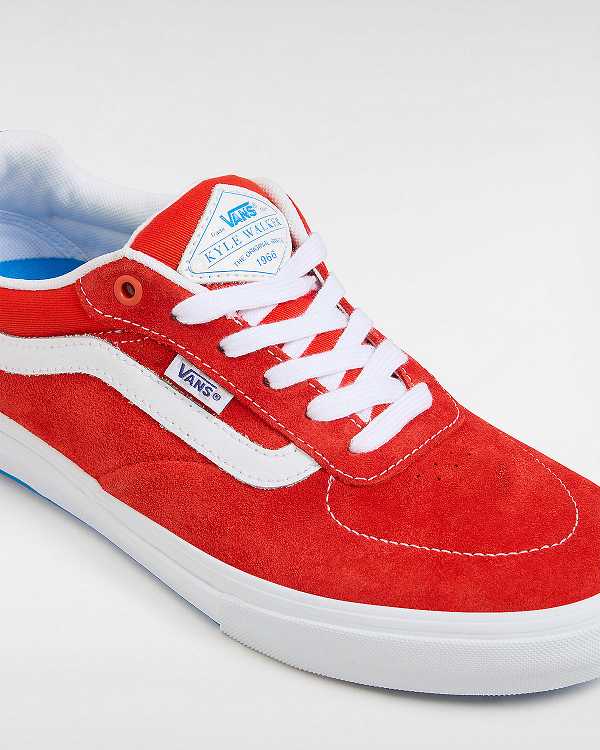 Red Men Vans Kyle Walker Skate Shoes NZ | VN8795012