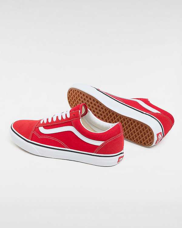 Red Men Vans Old Skool Skate Shoes NZ | VN5617420