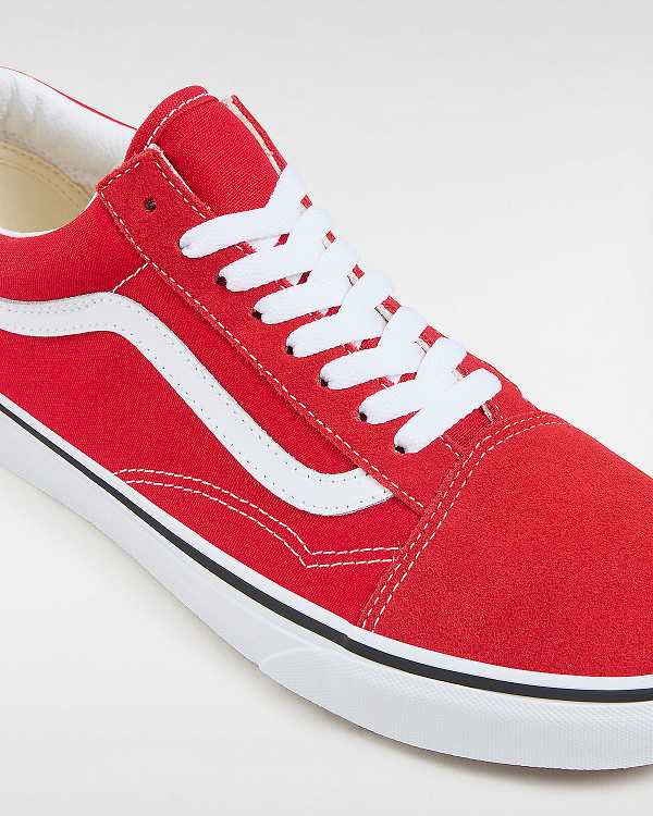 Red Men Vans Old Skool Skate Shoes NZ | VN5617420