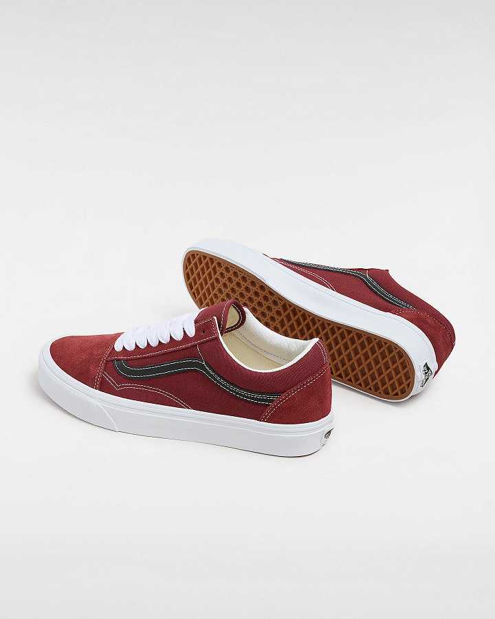 Red Men Vans Old Skool Sneakers NZ | VN6402197